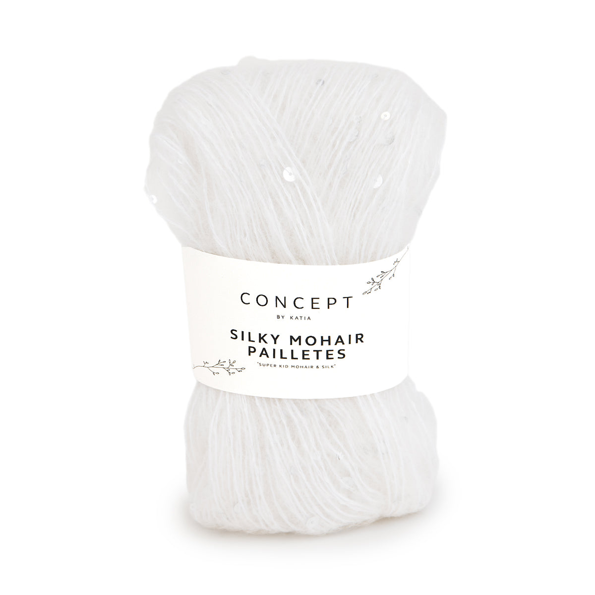 Silky mohair paillettes - KATIA