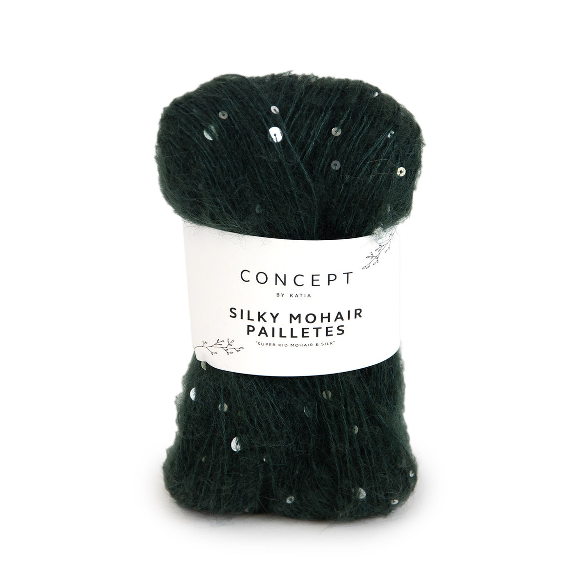 Silky mohair paillettes - KATIA