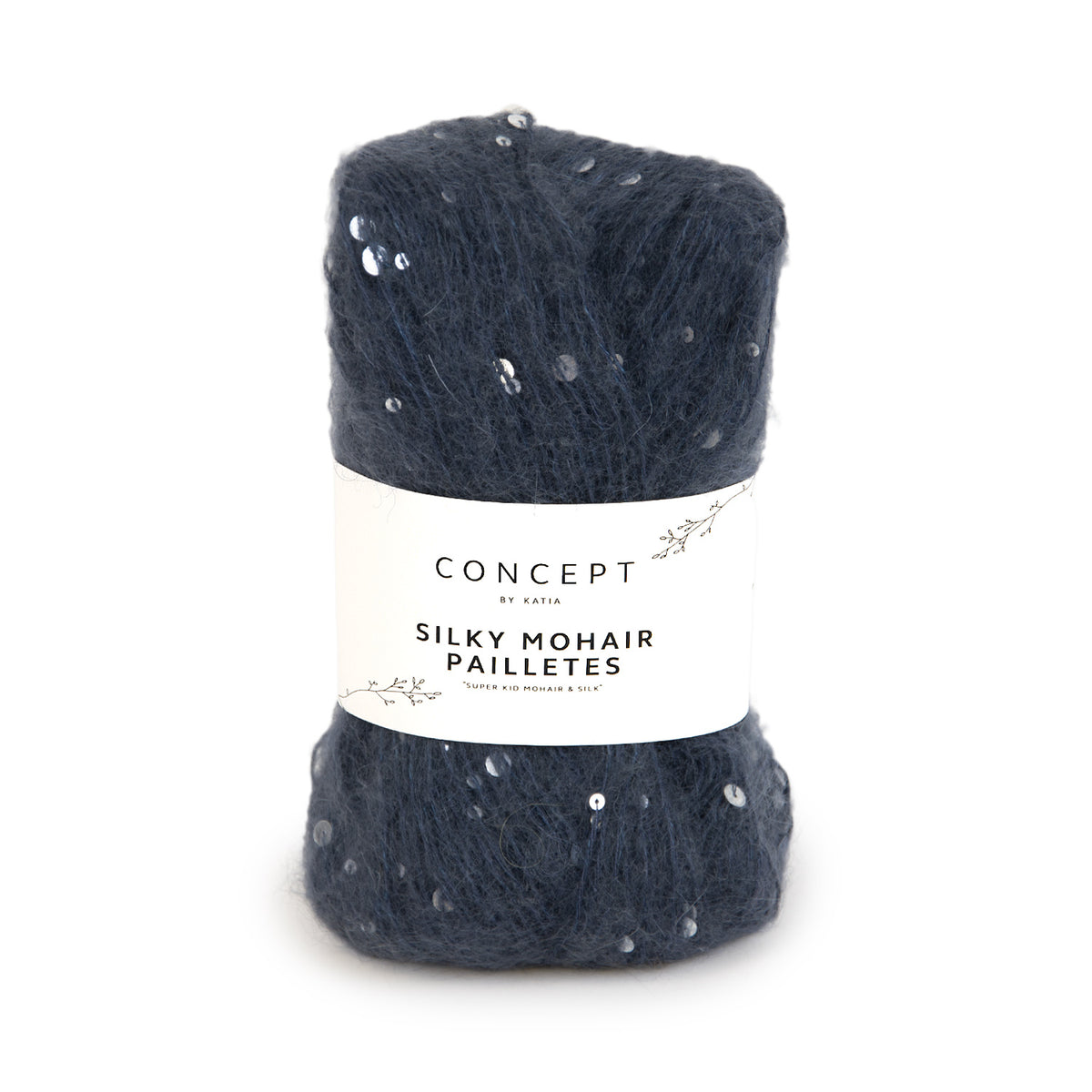 Silky mohair paillettes - KATIA