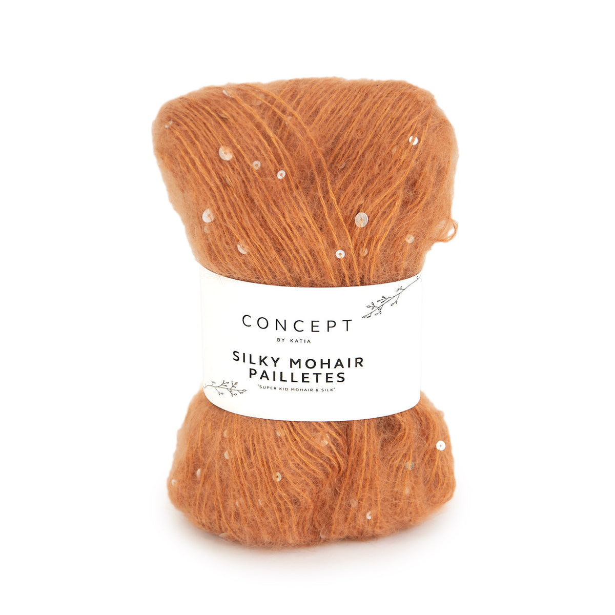 Silky mohair paillettes - KATIA