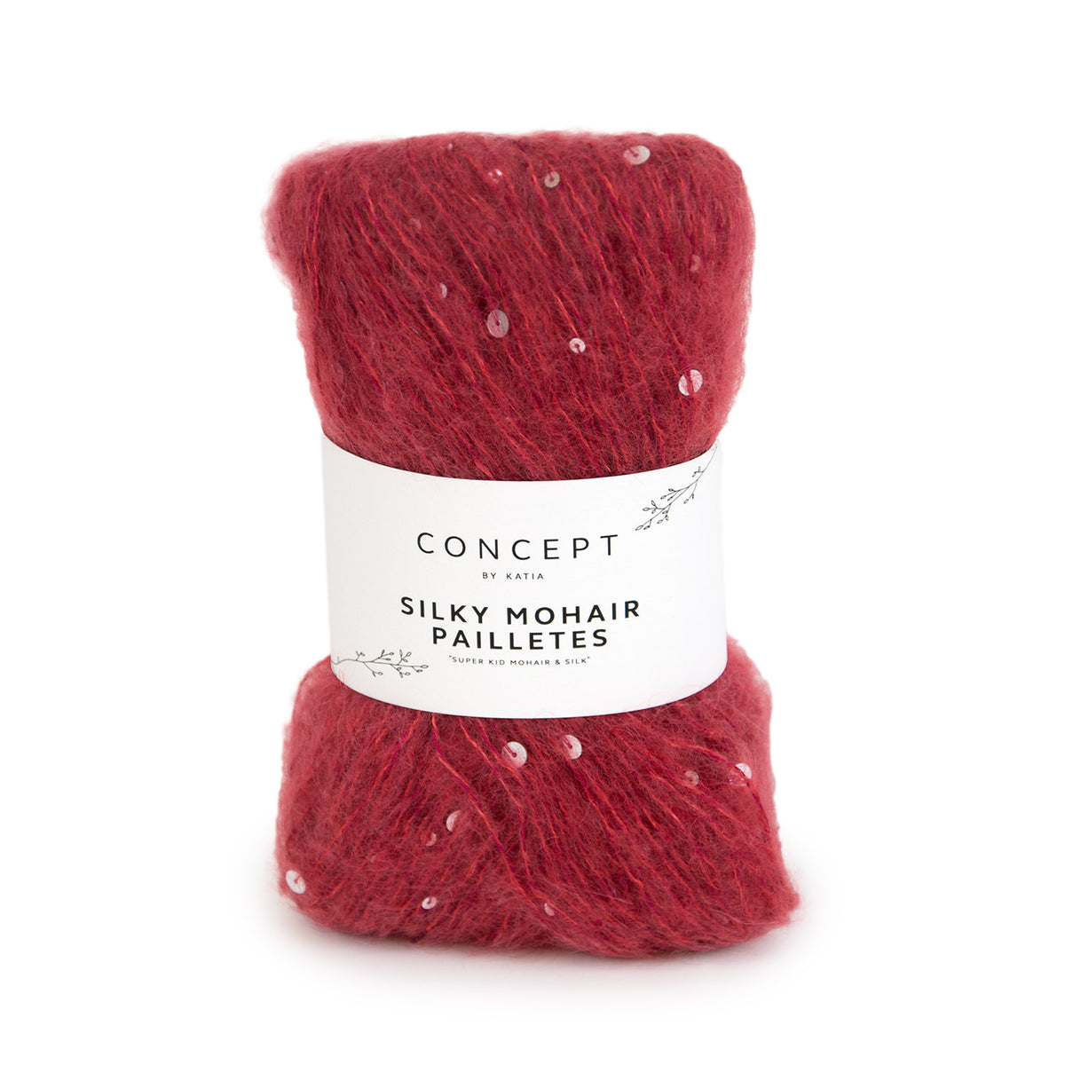 Silky mohair paillettes - KATIA