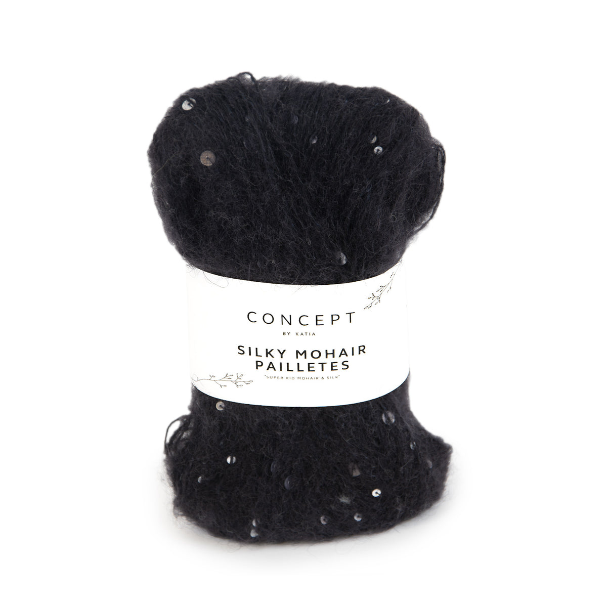 Silky mohair paillettes - KATIA