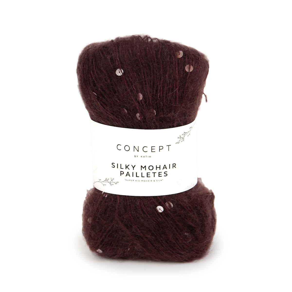 Silky mohair paillettes - KATIA