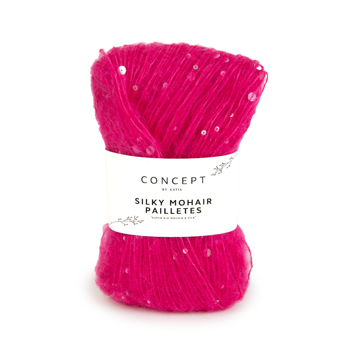Silky mohair paillettes - KATIA