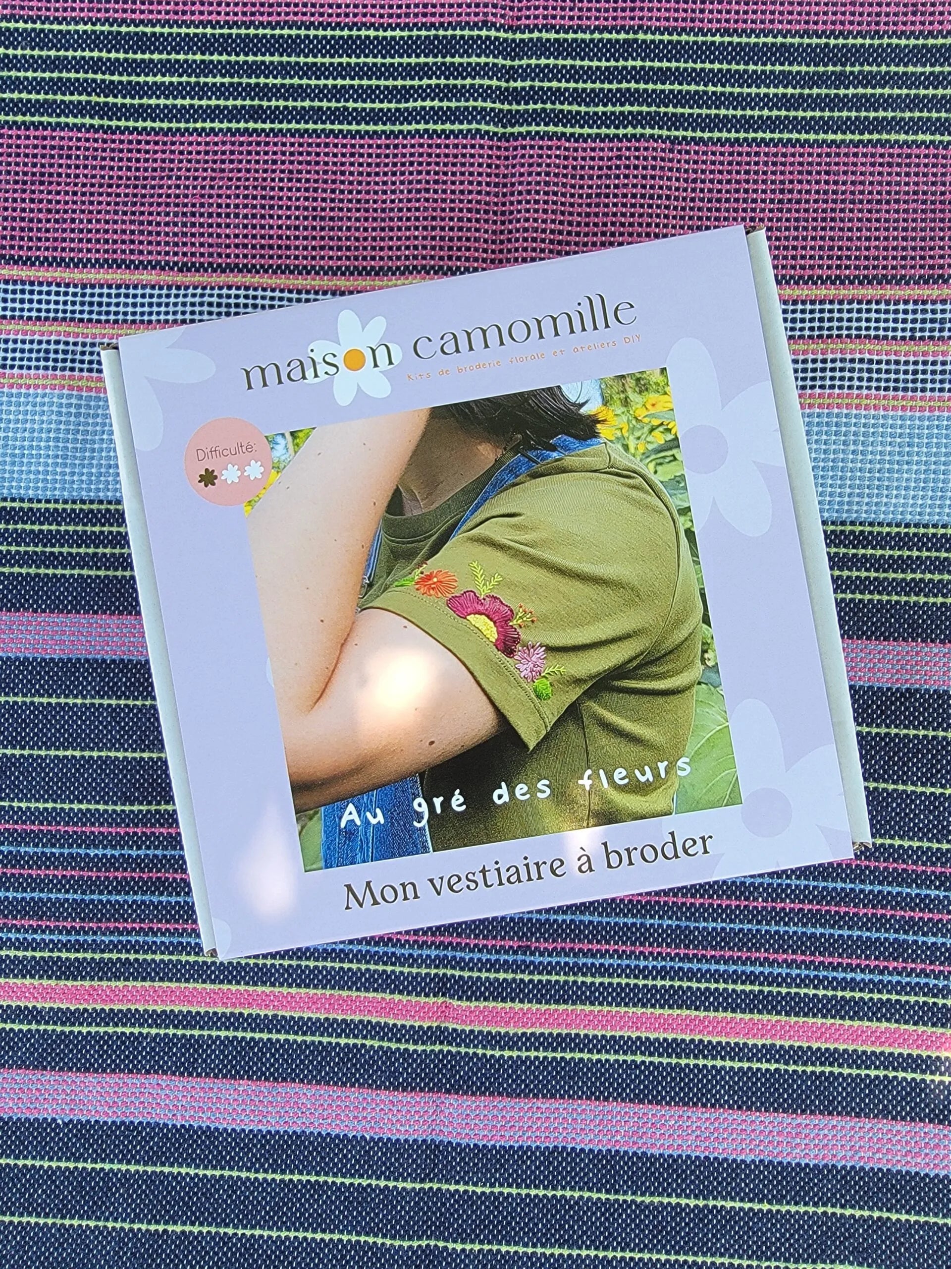 Kit vestiaire à broder - Au gré des fleurs - Maison Camomille
