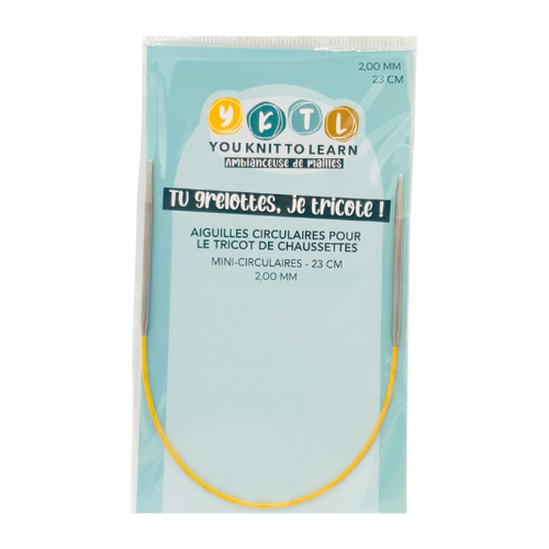 Aiguille mini circulaire - YOU KNIT TO LEARN