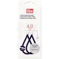 Aiguille pour torsade "Yoga" : 4mm x 20 cm : x2