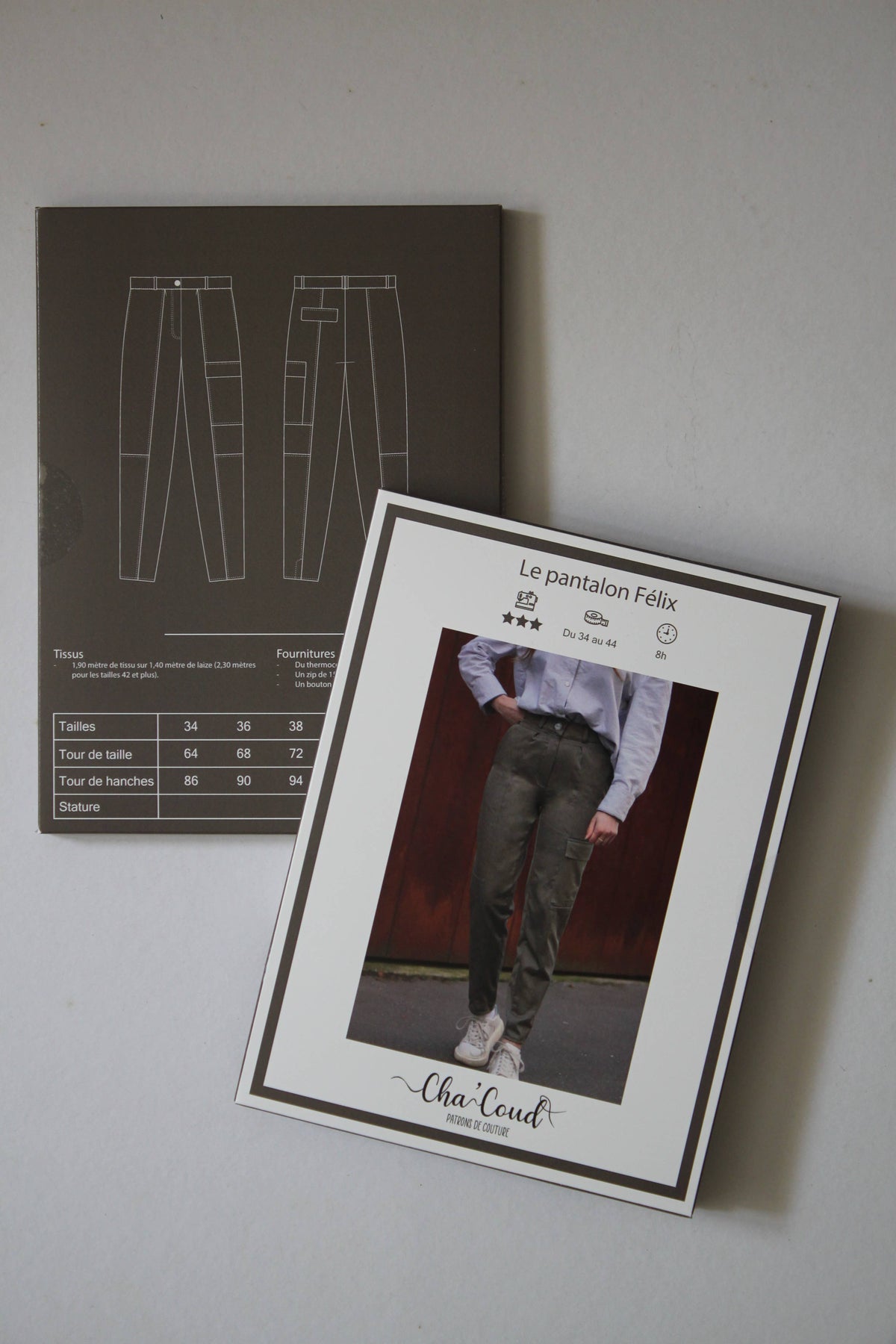 Patron de couture CHA'COUD - Le pantalon Félix