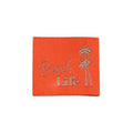 Etiquette à coudre : Beach life Corail et Gris