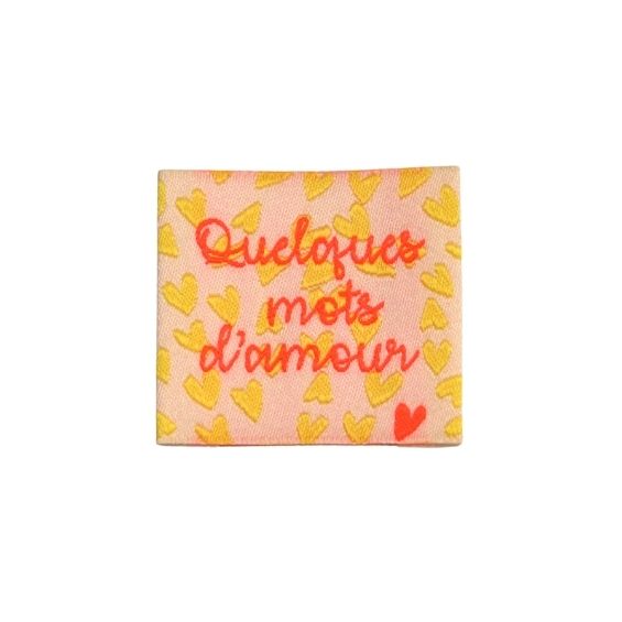 Quelques Mots d'Amour fluo