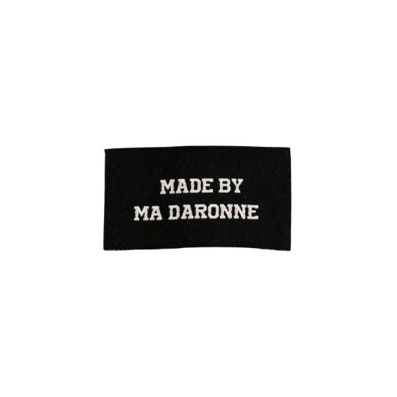 Etiquette à coudre : Made by ma daronne