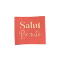 Etiquette à coudre : Salut Beauté - ROSE INDIEN