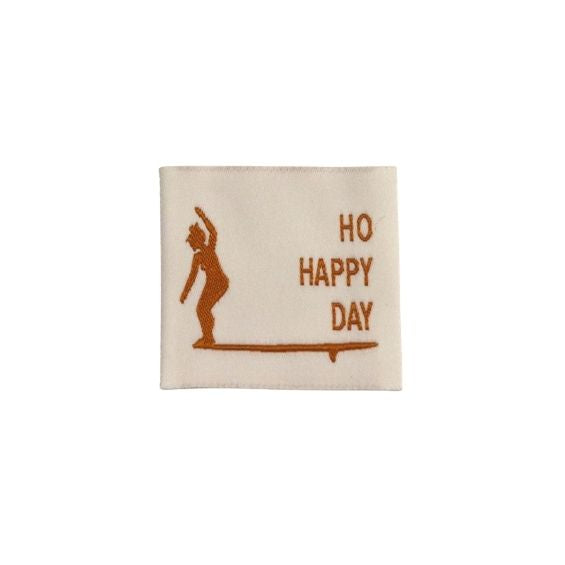 Etiquette à coudre : Ho happy day
