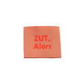 Etiquette à coudre : Zut alors Fluo
