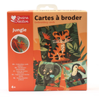 Kit cartes à broder enfants