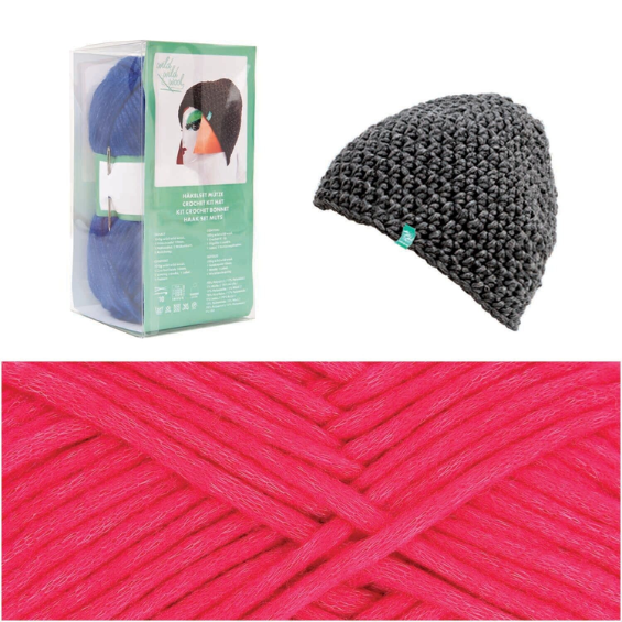 Kit crochet bonnet Wild Wild Wool - Rico