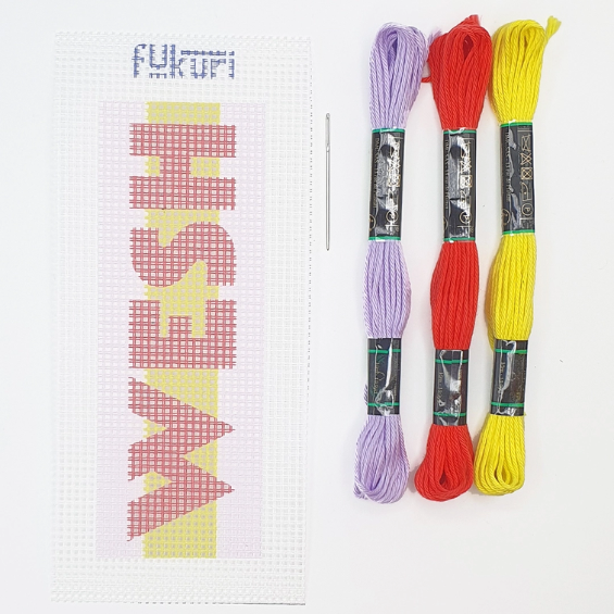 Kit canevas marque page