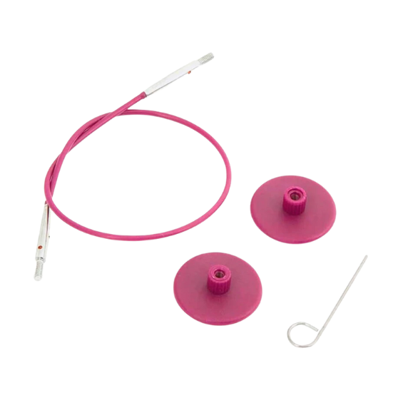 Câble Pivotant 360° violet - Tailles au choix - KnitPro