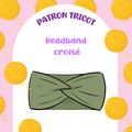 Patron tricot GRATUIT - Headband croisé