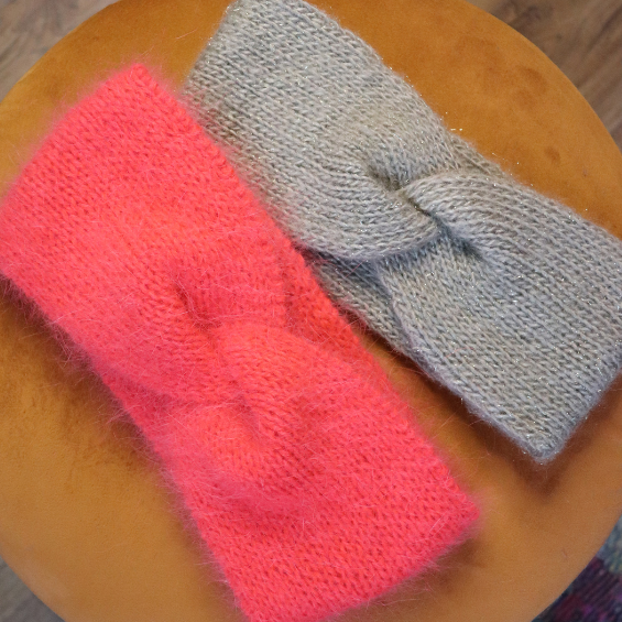 Patron tricot GRATUIT - Headband croisé