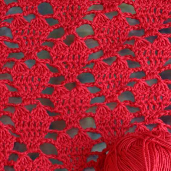 Patron crochet GRATUIT - Top cœurs à franges