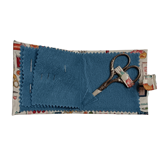 Kit accessoires de couture : aiguilles, épingles et ciseaux de couture