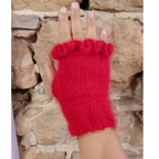 Patron tricot - Mitaines Froufrous