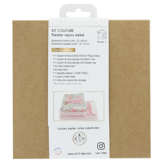 Kit couture : premier repas de bébé