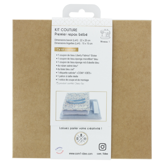 Kit couture : premier repas de bébé