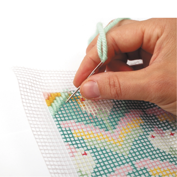 Kit Canevas Fleurs Tropicales