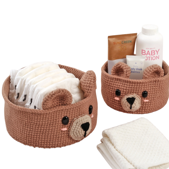 Kit 2 corbeilles au crochet - Graine Créative