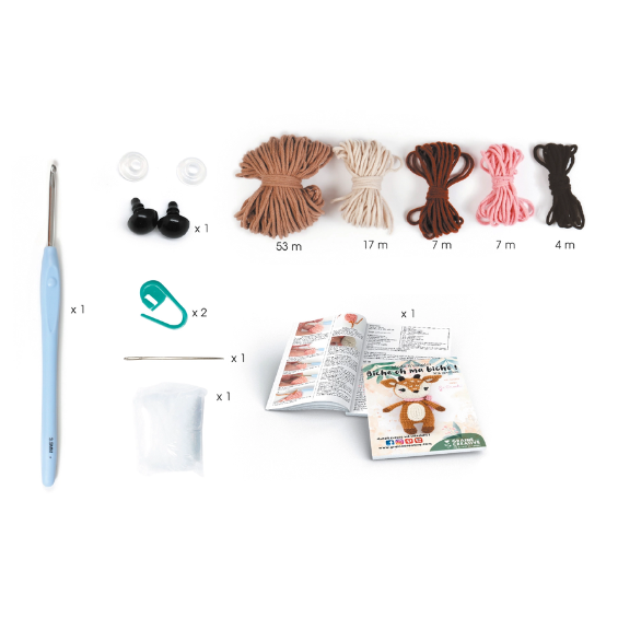 Kit crochet biche 17 cm