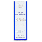 Toile Aida DMC, Lin : 5.5 points/cm : 38.1 x 45.7 cm