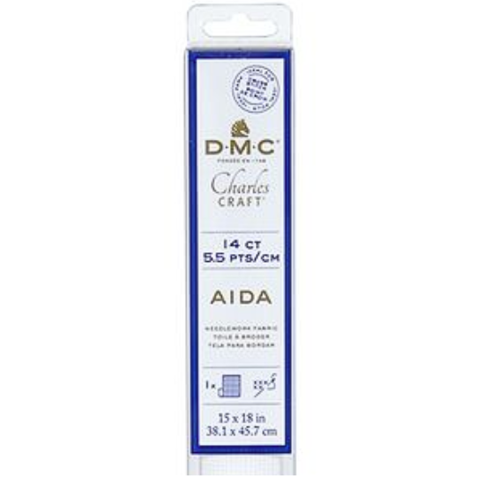 Toile Aïda DMC Blanche : 38 x 45cm