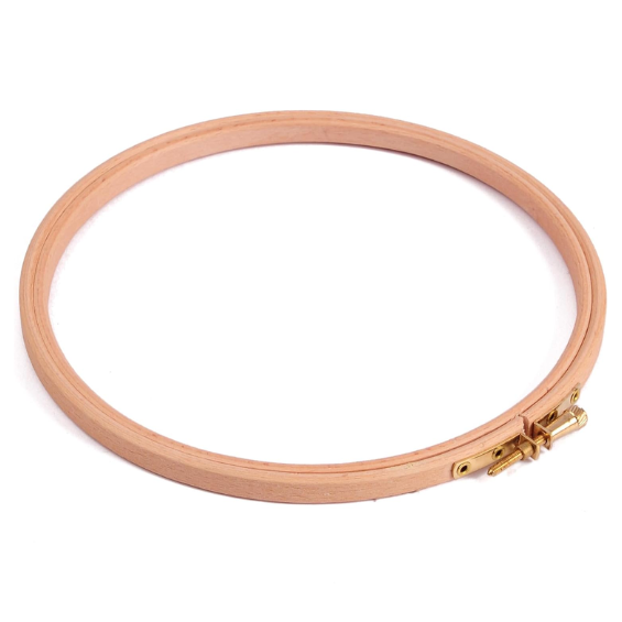 Tambour broderie : 15 cm : Bois de hêtre