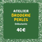 Atelier broderie perles – Débutants