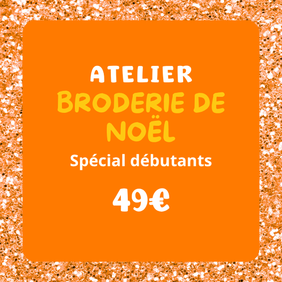Atelier broderie de Noël