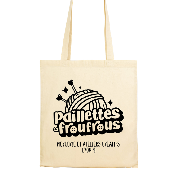 Totebag Paillettes et Froufrous