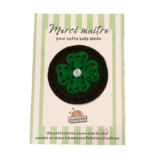 Atelier Enfants - Broche pour maître/sse