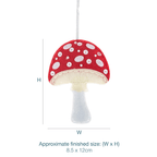 Kit couture décoration feutrine - Champignon