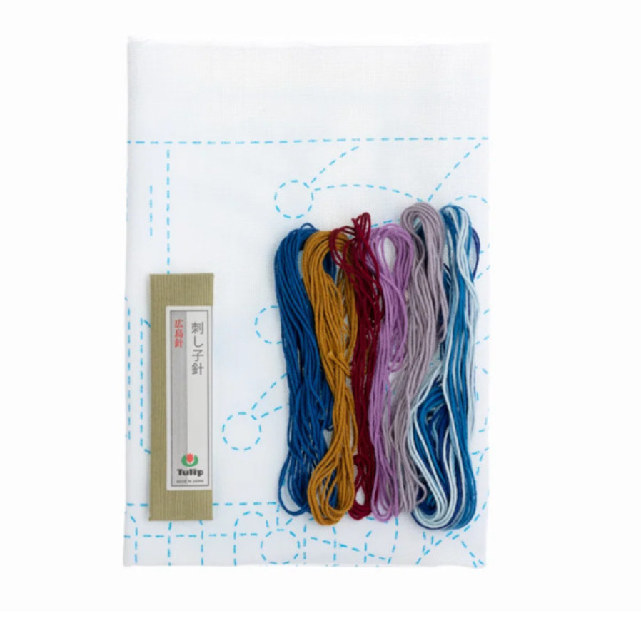 Kit broderie SASHIKO - Italie - Gondoles à Venise