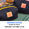 INITIATION COUTURE - Trousse de toilette
