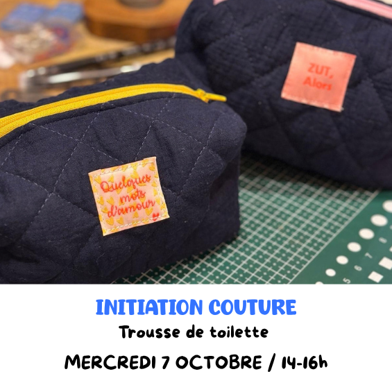 INITIATION COUTURE - Trousse de toilette