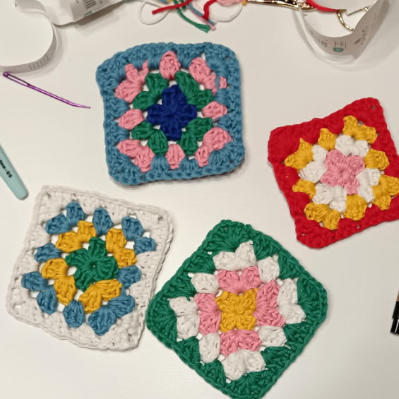 Atelier crochet NIVEAU 2 - Apprendre à faire un granny
