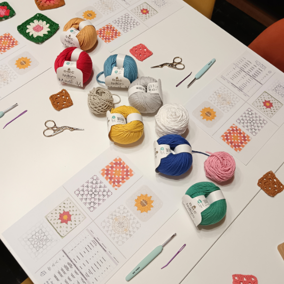 Atelier crochet NIVEAU 2 - Apprendre à faire un granny