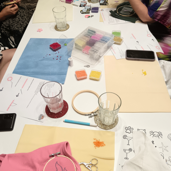 Atelier broderie perles – Débutants