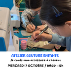ATELIER COUTURE ENFANTS - Je couds mon accessoire à cheveux