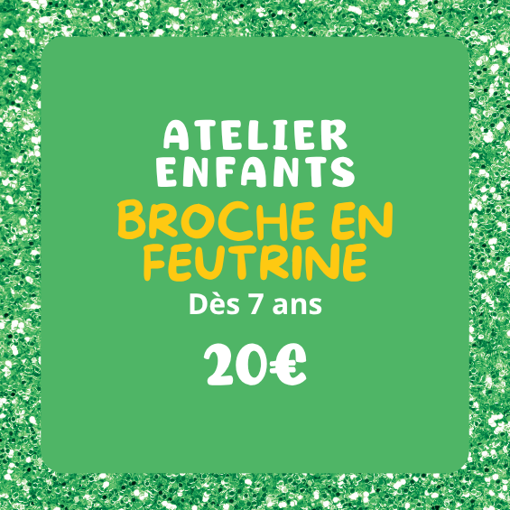 Atelier Enfants - Broche pour maître/sse