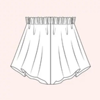 Je couds mon 1er vêtement (Shorty - jupe / Patron Charlotte Jaubert) - MARDI 10 MARS