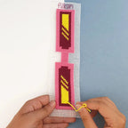 Kit Canevas - DIY - Porte-clés-Je recharge-pile